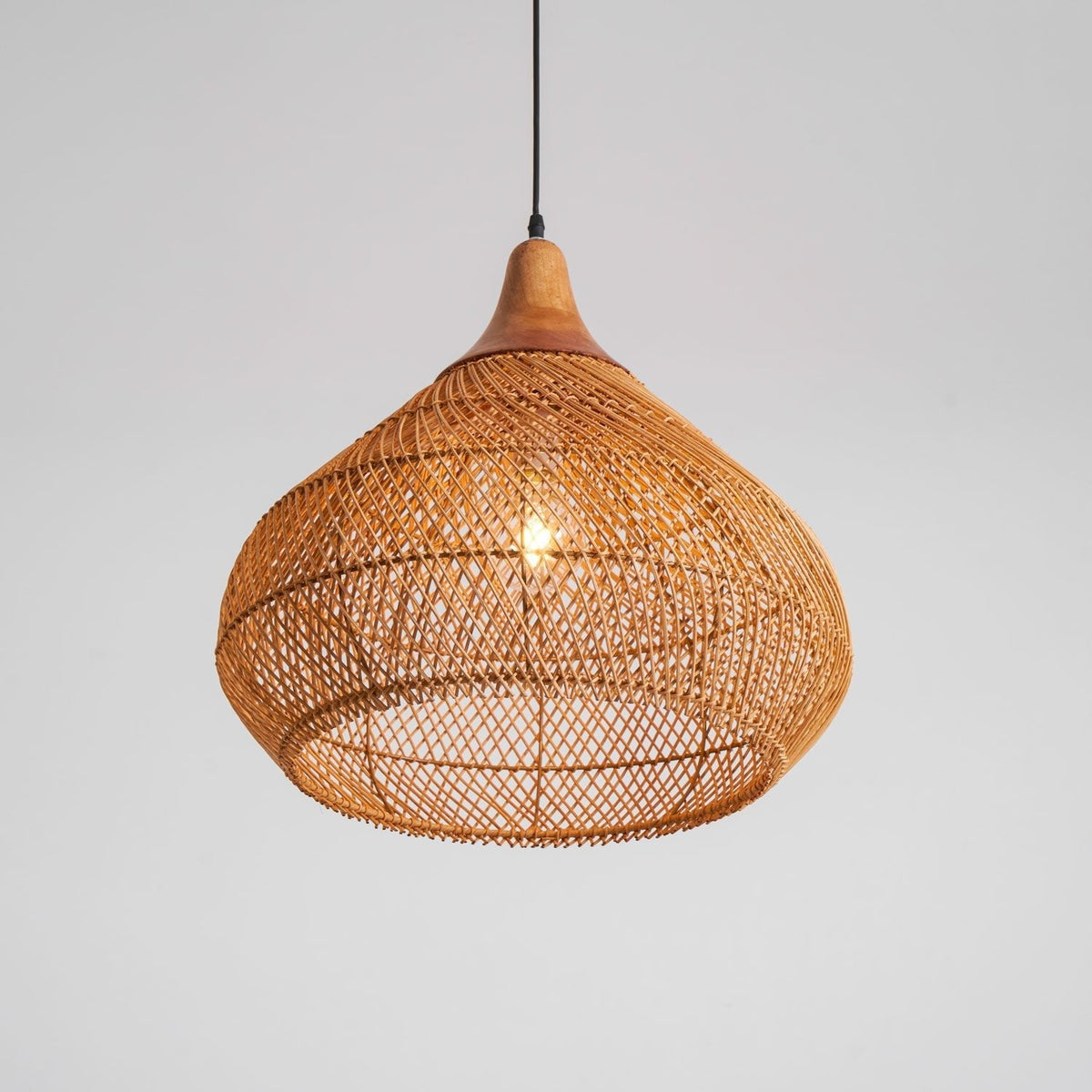 Braided Rattan Pendant Lamp Position 87