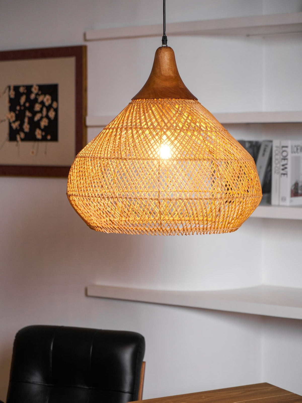 Braided Rattan Pendant Lamp Position 91