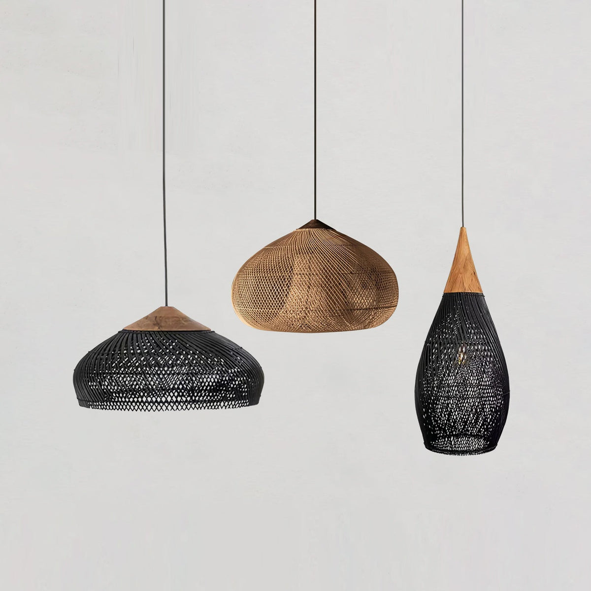 Braided Rattan Pendant Lamp Position 83