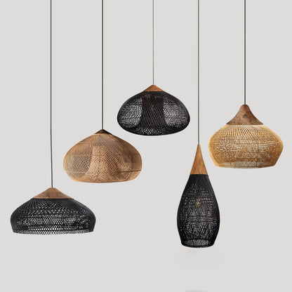 Braided Rattan Pendant Lamp Position 84
