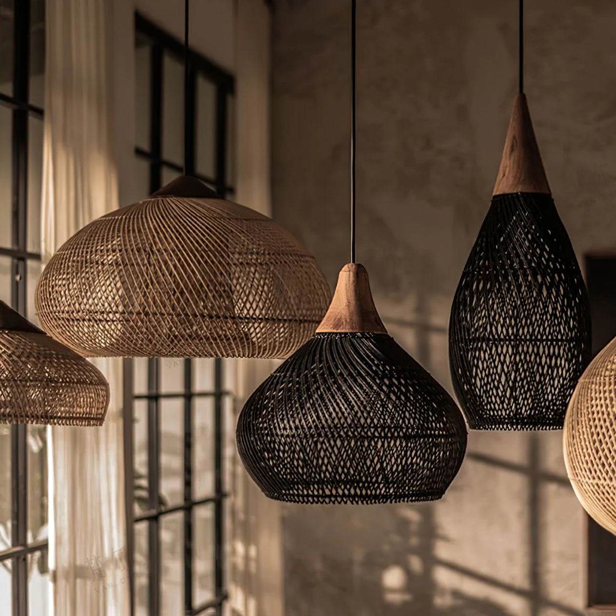 Braided Rattan Pendant Lamp Position 69