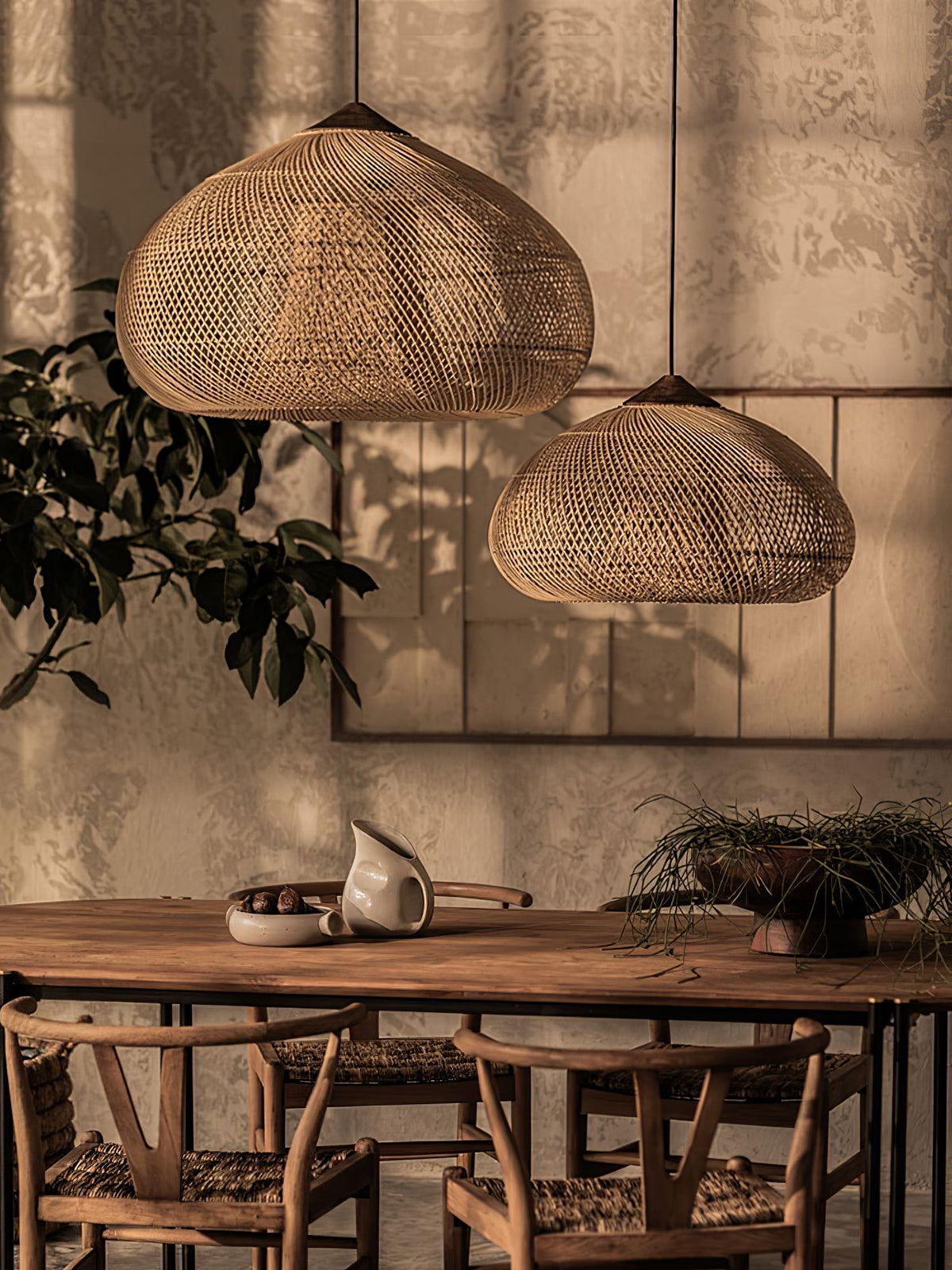 Braided Rattan Pendant Lamp Position 42