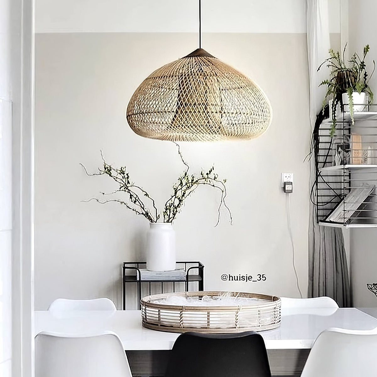 Braided Rattan Pendant Lamp Position 48