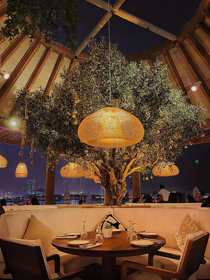 Braided Rattan Pendant Lamp Position 33