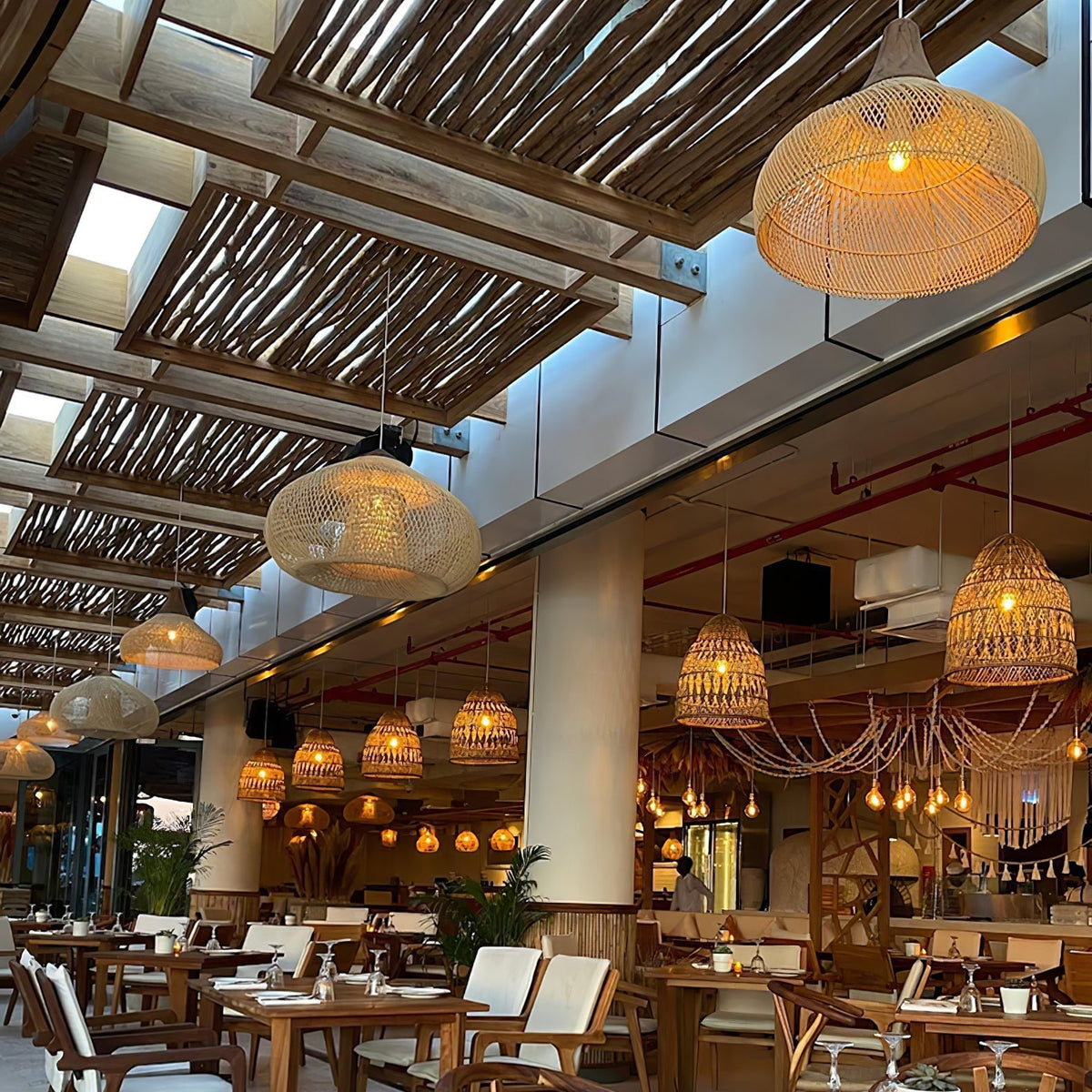 Braided Rattan Pendant Lamp Position 61