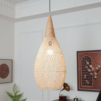 Braided Rattan Pendant Lamp Position 22