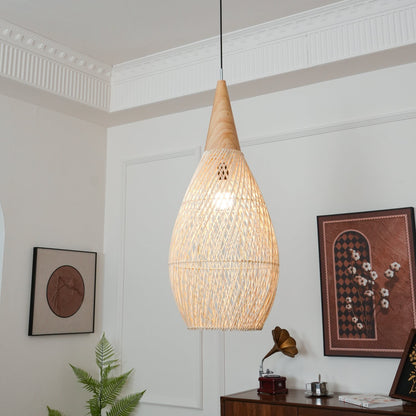Braided Rattan Pendant Lamp Position 23