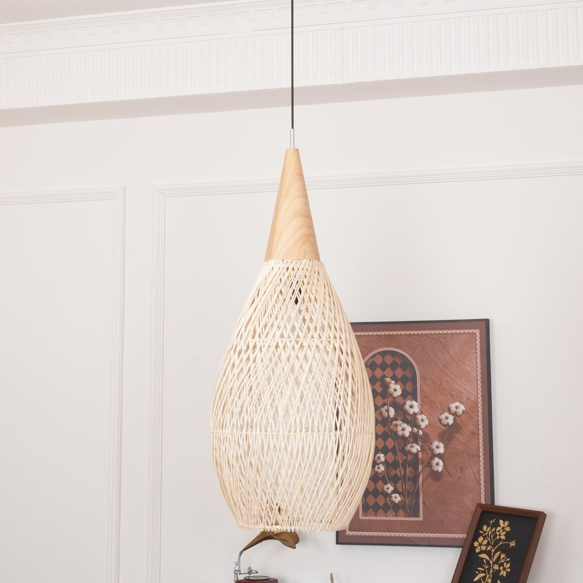 Braided Rattan Pendant Lamp Position 76