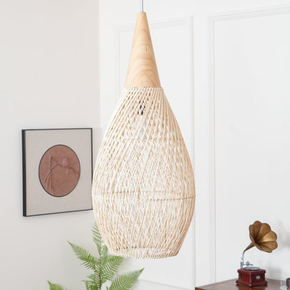 Braided Rattan Pendant Lamp Position 80