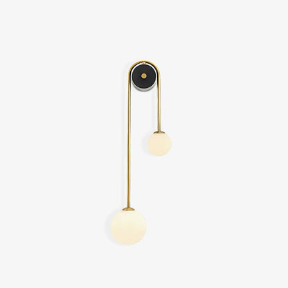 Brass Arc Wall Light, Energy-Efficient LED