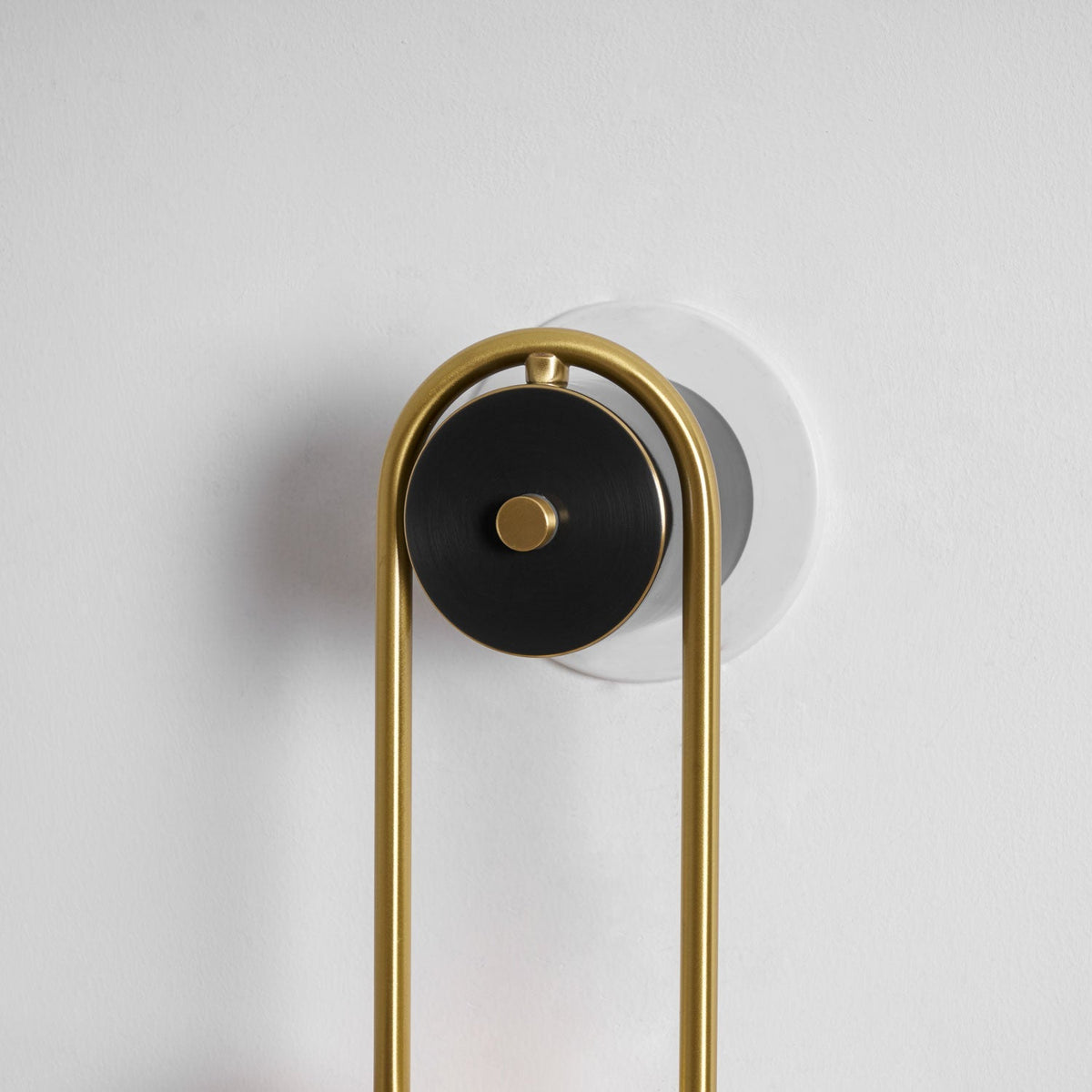 Brass Arc Wall Light, Energy-Efficient LED