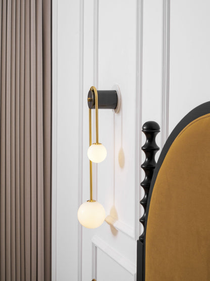 Brass Arc Wall Light, Energy-Efficient LED