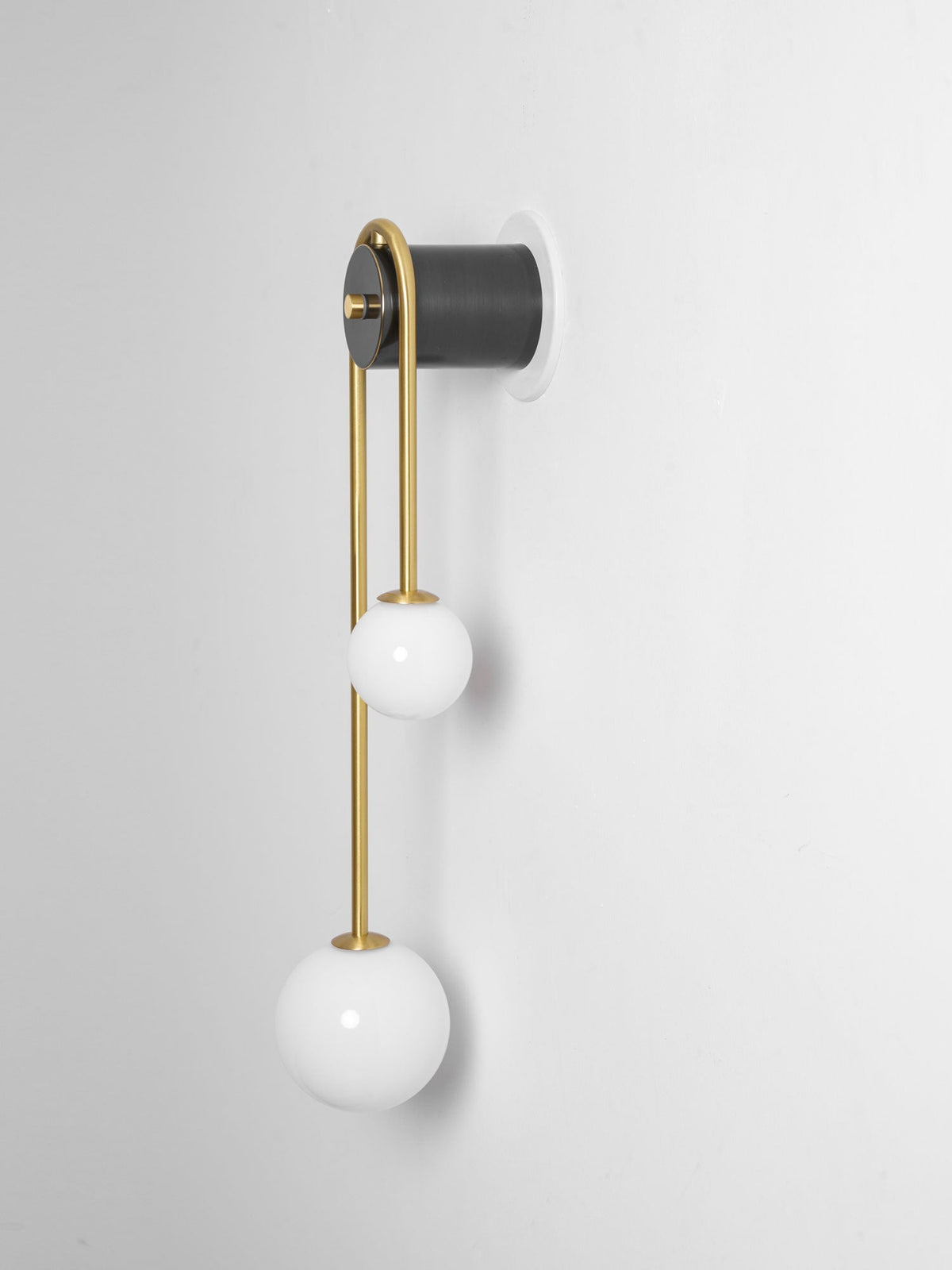 Brass Arc Wall Light, Energy-Efficient LED