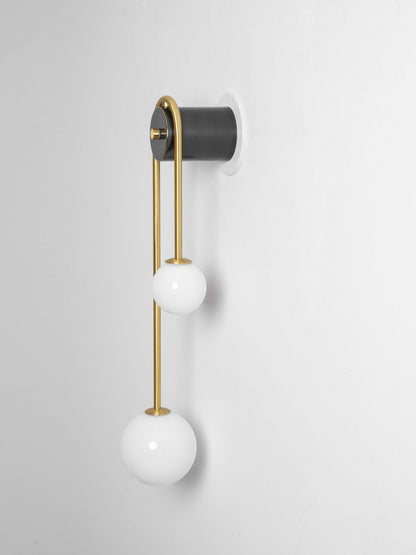 Brass Arc Wall Light, Energy-Efficient LED