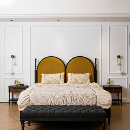 Brass Arc Wall Light, Energy-Efficient LED