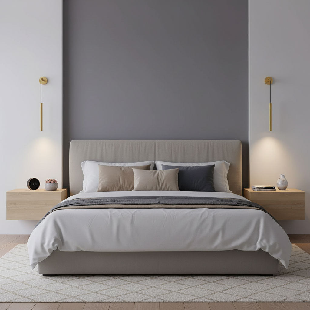 Brass Line Wall Light, Energy-Efficient LED
