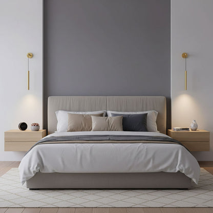 Brass Line Wall Light, Energy-Efficient LED