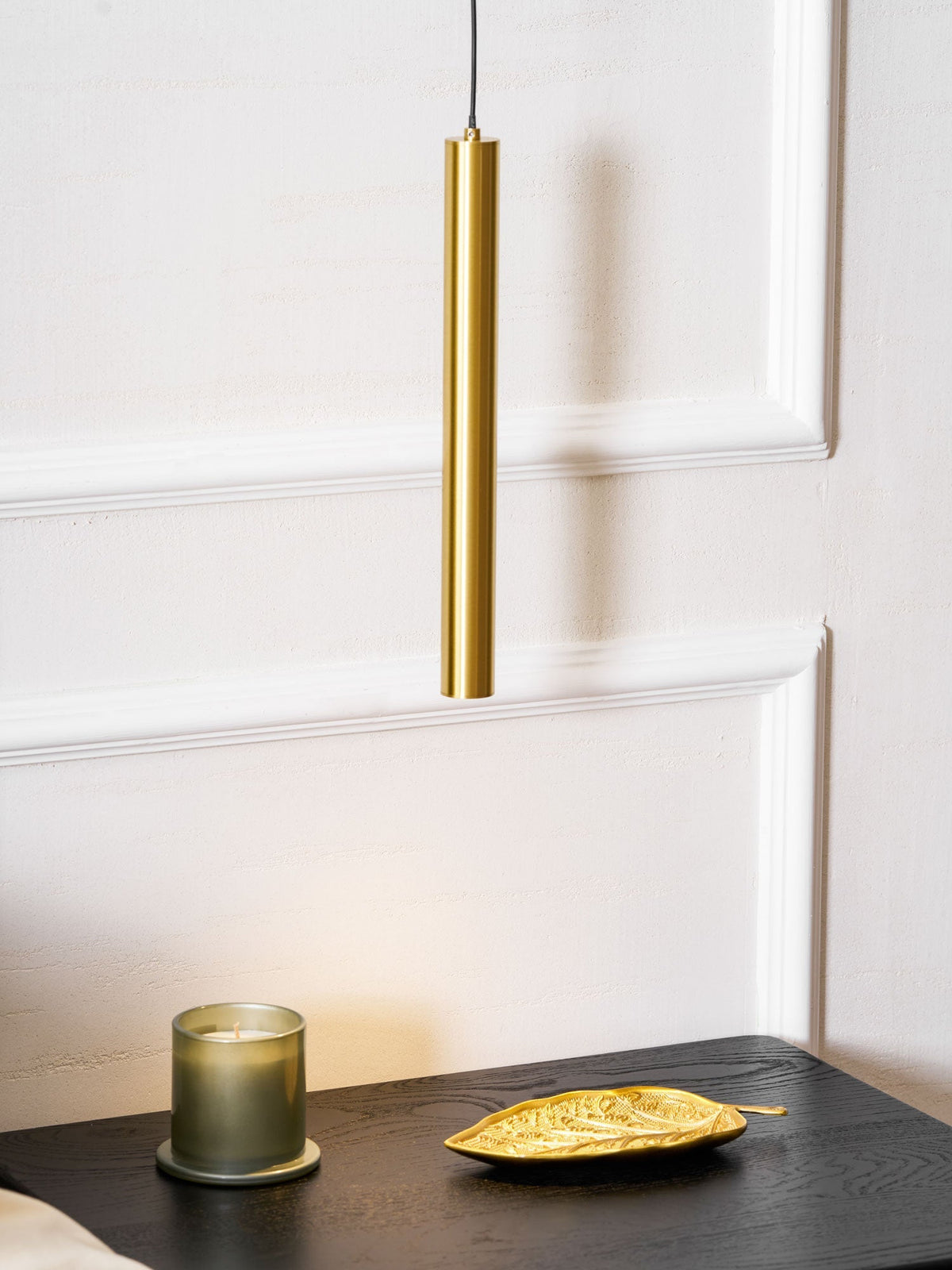 Brass Line Wall Light, Energy-Efficient LED