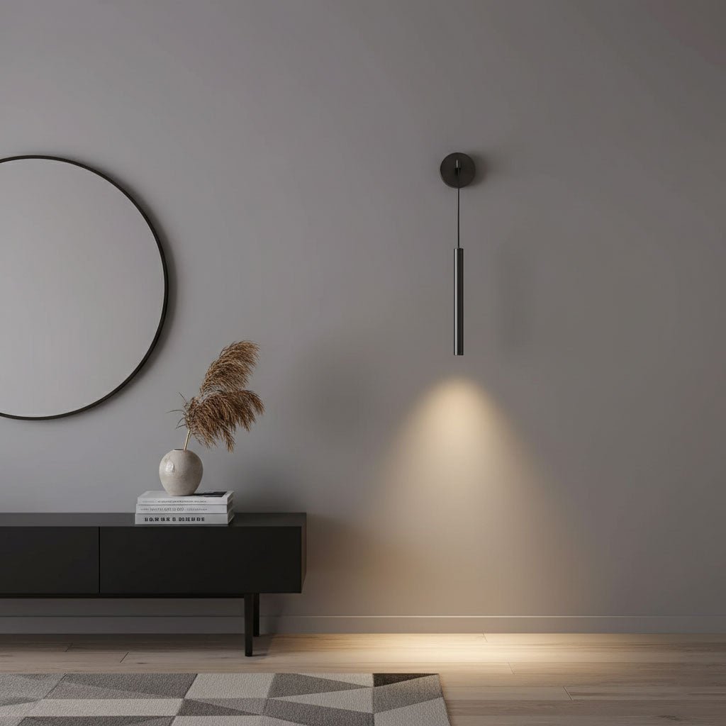 Brass Line Wall Light, Energy-Efficient LED
