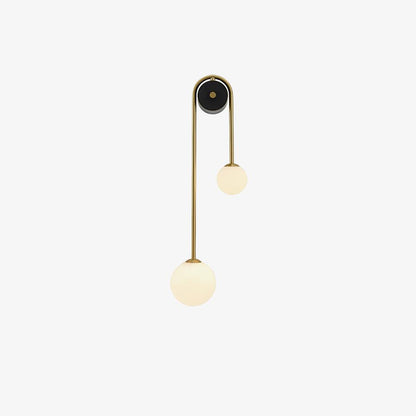 Brass Arc Wall Light, Energy-Efficient LED