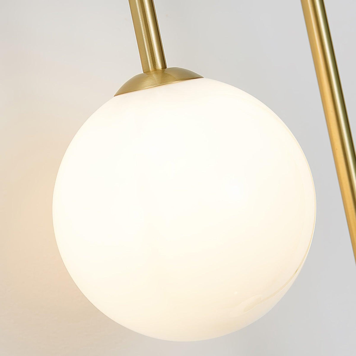 Brass Arc Wall Light, Energy-Efficient LED