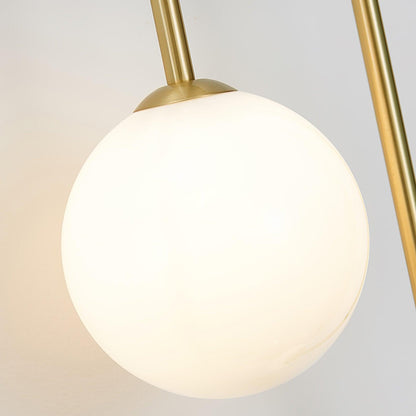 Brass Arc Wall Light, Energy-Efficient LED
