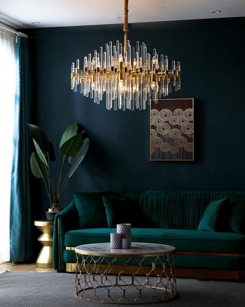 Vintage Antique Brass Chandelier Position 24