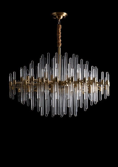 Vintage Antique Brass Chandelier Position 28