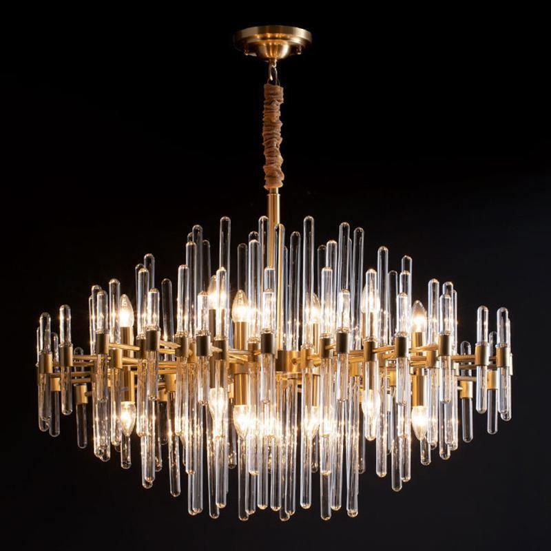 Vintage Antique Brass Chandelier Position 11
