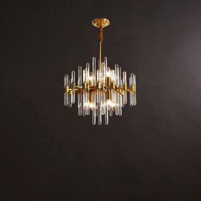 Vintage Antique Brass Chandelier Position 42