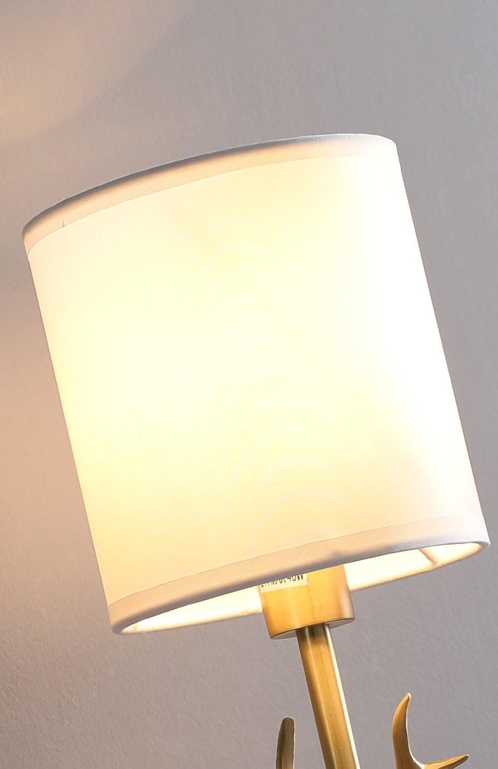 Brass Deer Head Wall Light Position 35