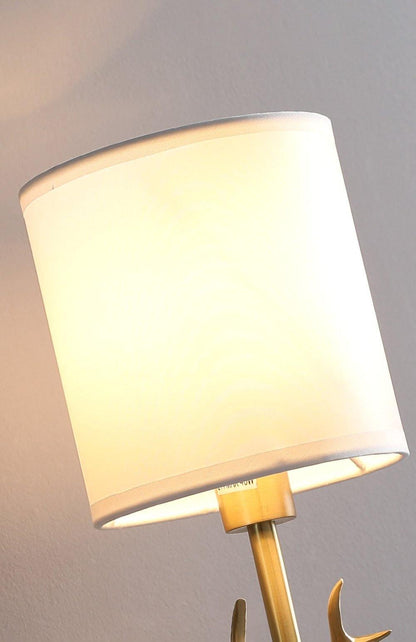 Brass Deer Head Wall Light Position 35