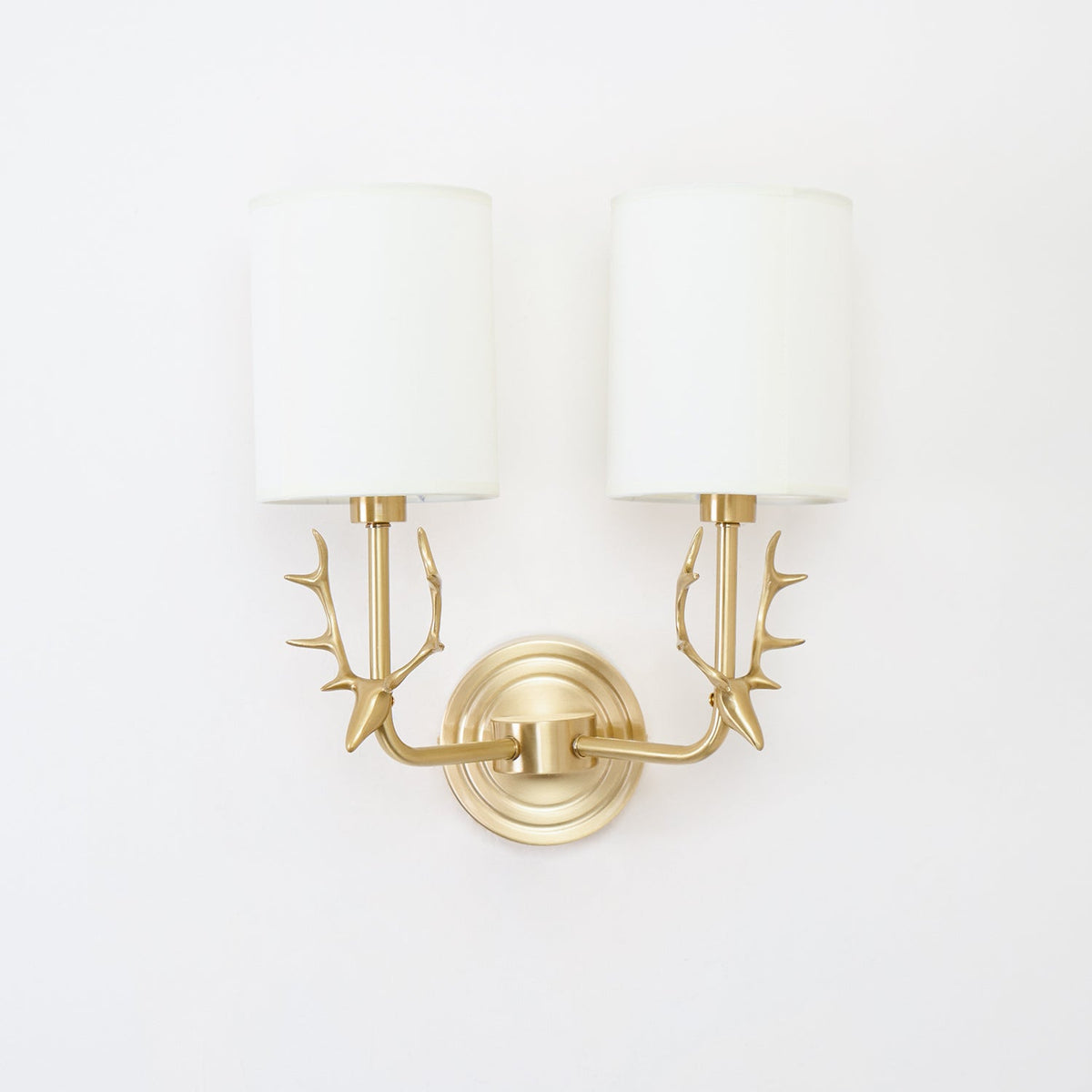 Brass Deer Head Wall Light Position 57