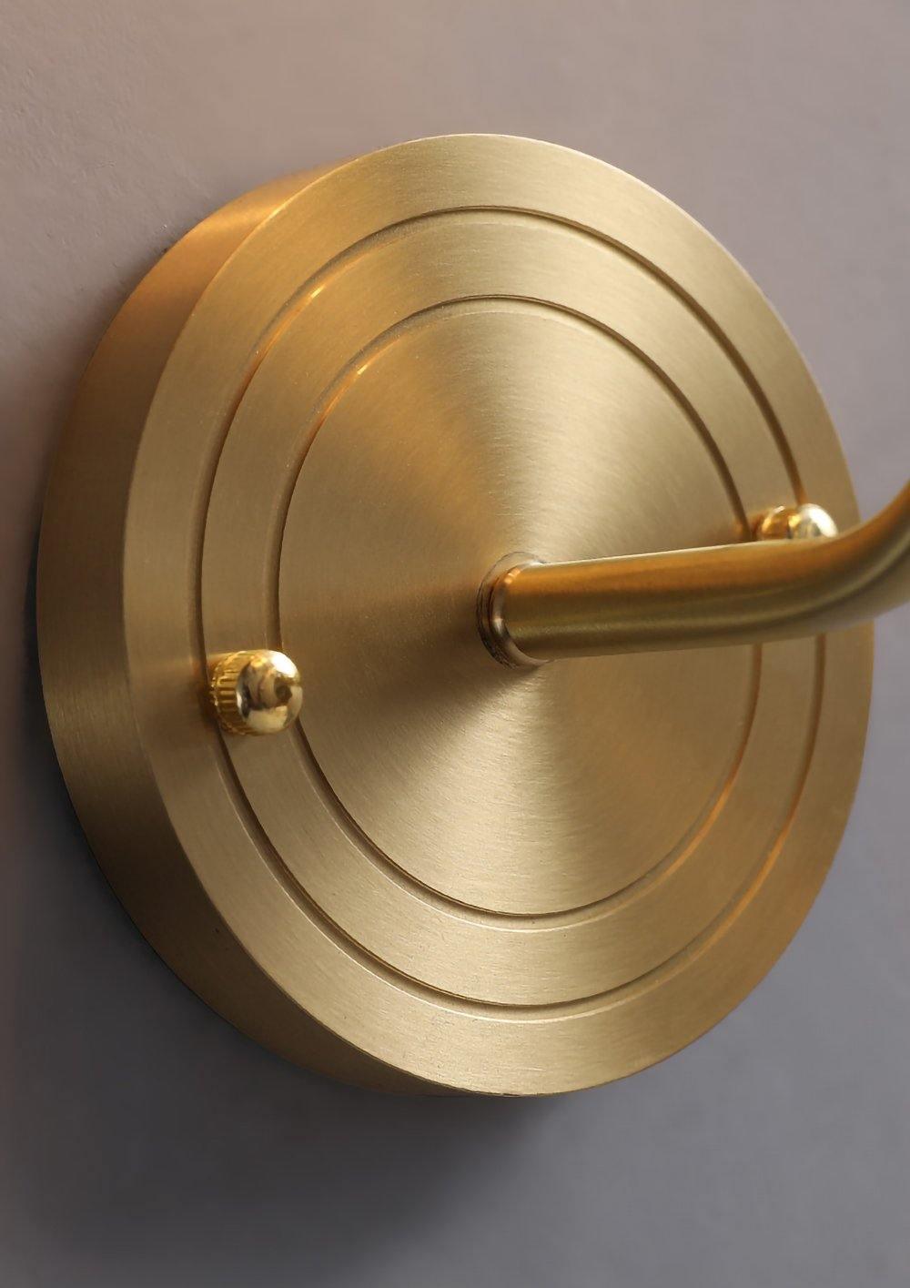 Brass Deer Head Wall Light Position 40