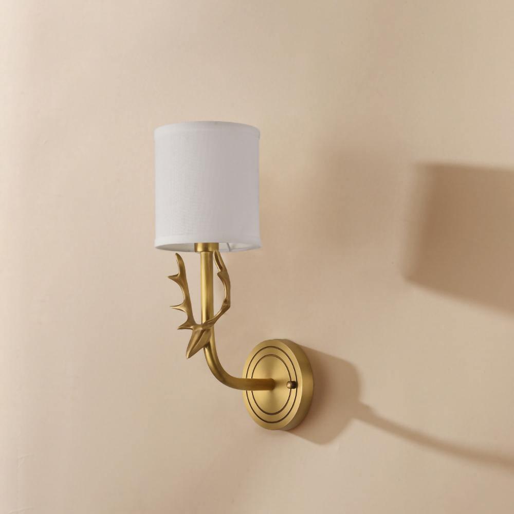 Brass Deer Head Wall Light Position 20