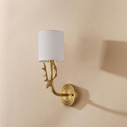Brass Deer Head Wall Light Position 20