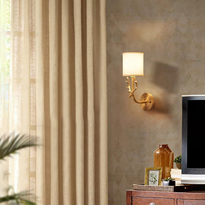 Brass Deer Head Wall Light Position 10
