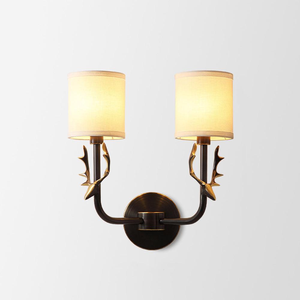 Brass Deer Head Wall Light Position 44