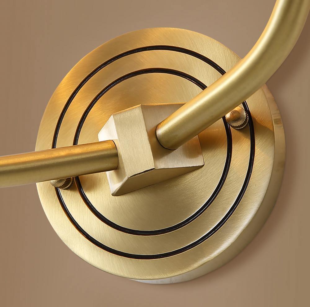 Brass Deer Head Wall Light Position 33