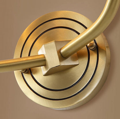 Brass Deer Head Wall Light Position 33
