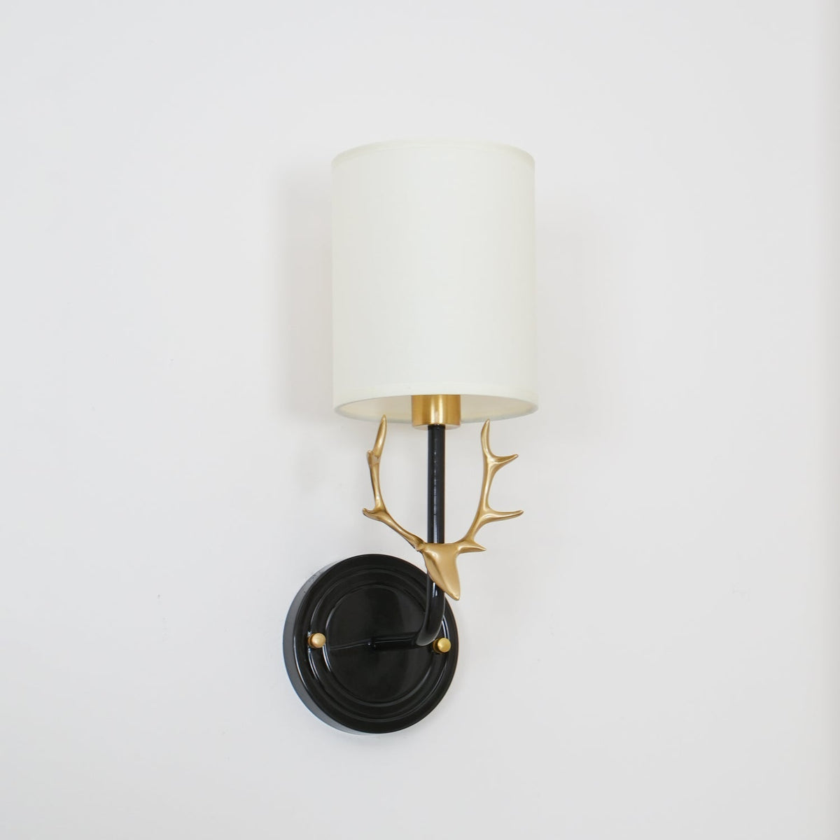 Brass Deer Head Wall Light Position 50