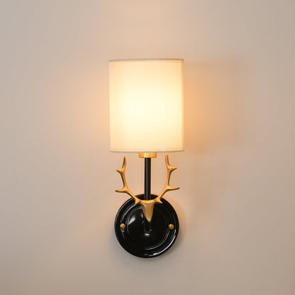 Brass Deer Head Wall Light Position 53