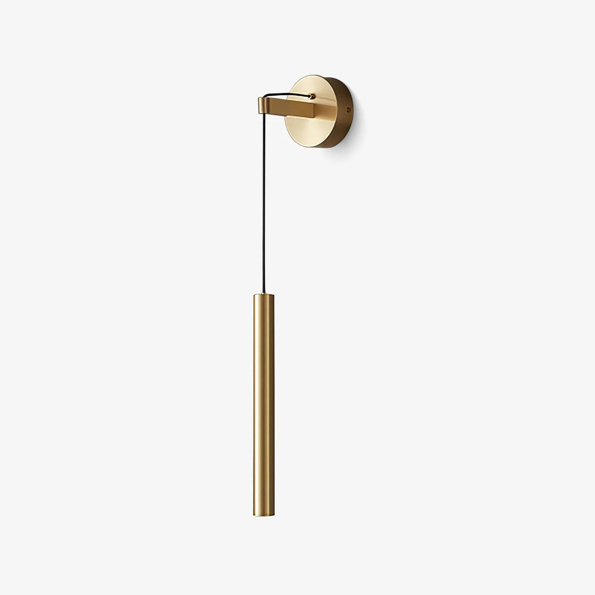 Brass Line Wall Light, Energy-Efficient LED — alternate angle