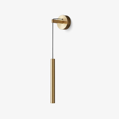 Brass Line Wall Light, Energy-Efficient LED — alternate angle