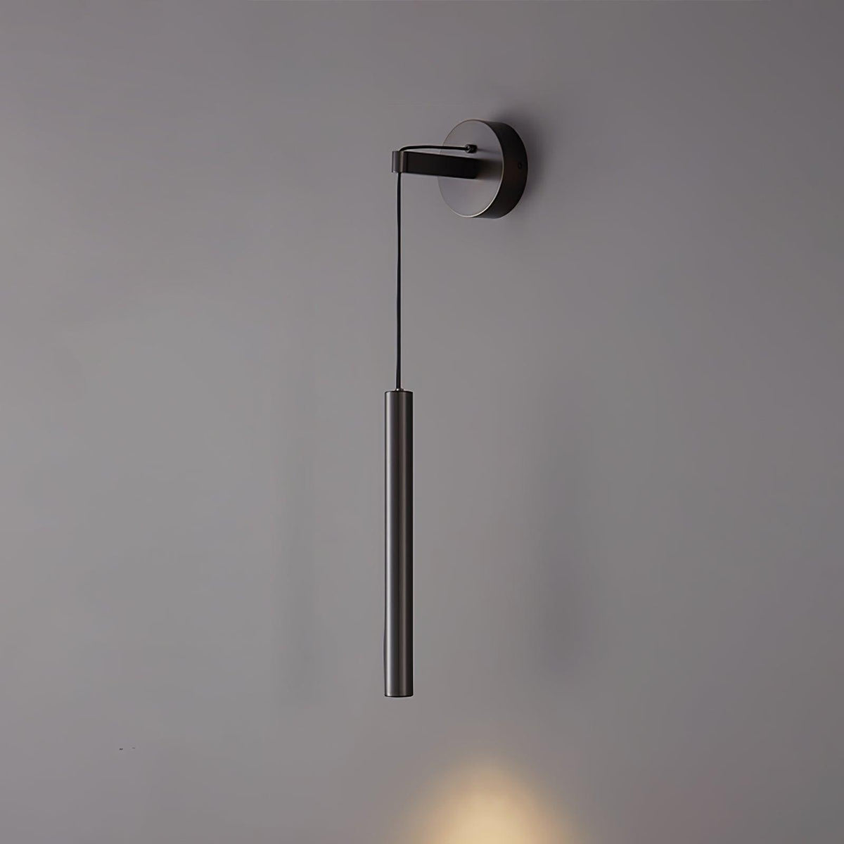 Brass Line Wall Light, Energy-Efficient LED — detail view