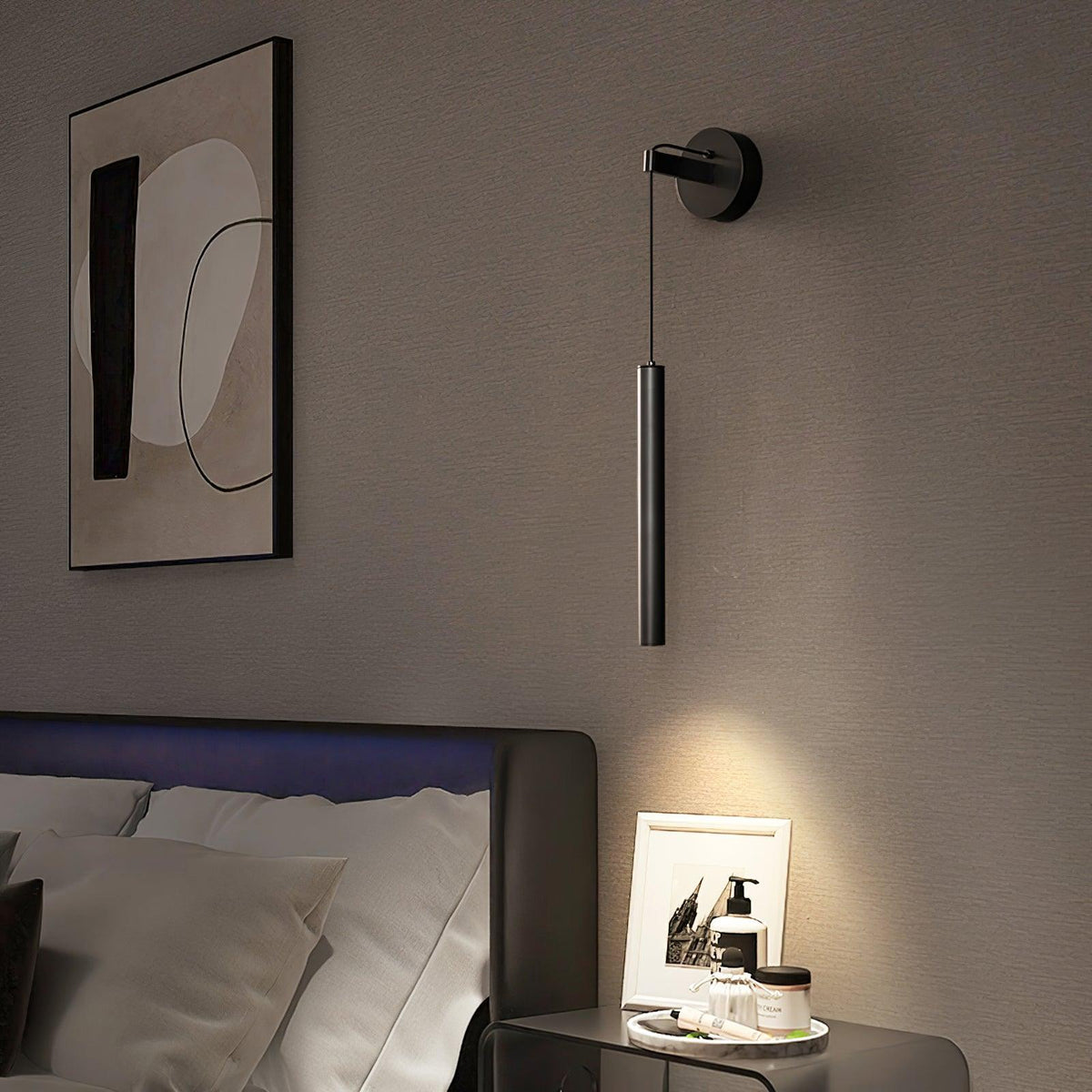 Brass Line Wall Light, Energy-Efficient LED