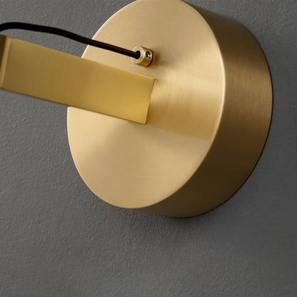 Brass Line Wall Light, Energy-Efficient LED
