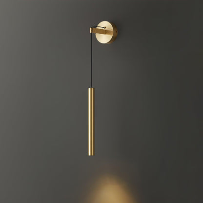 Brass Line Wall Light, Energy-Efficient LED