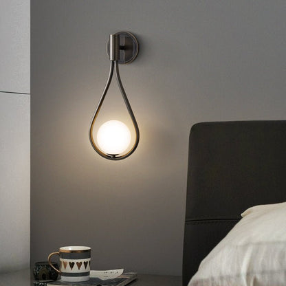 Brass Vanity Wall Lamp - Adjustable Arm, Soft Warm Light — alternate angle