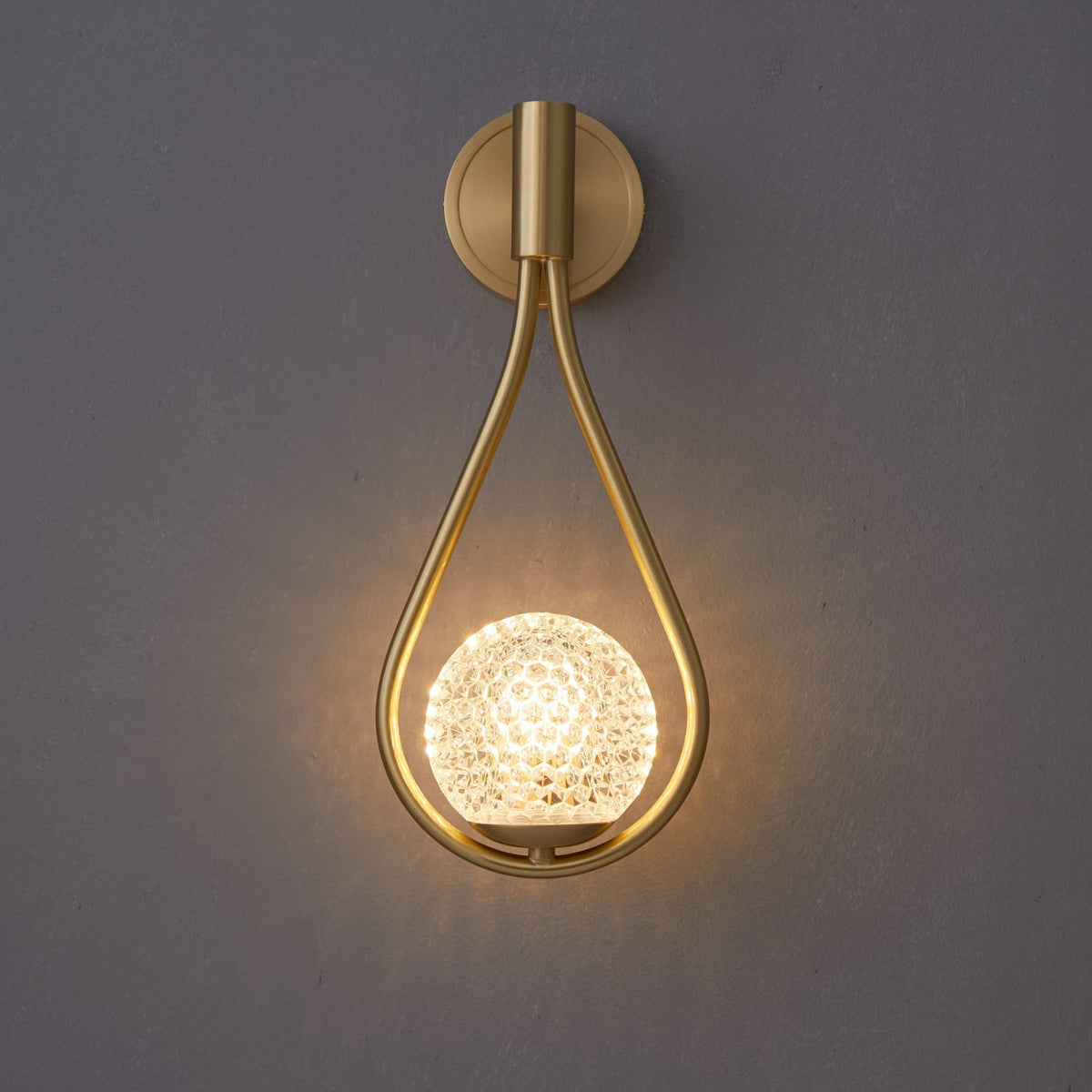 Brass Vanity Wall Lamp Position 23